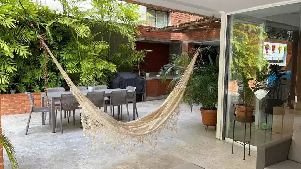 Chinchorro de curagua en la terraza