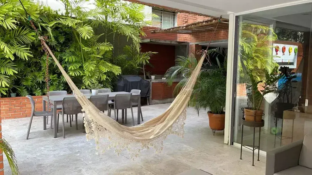 Chinchorro de curagua en la terraza
