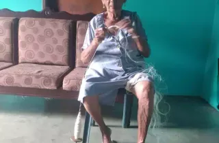 Hilado manual de la fibra de curagua en Aguasay